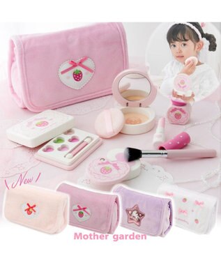 Mother garden マザーガーデン メイク ポーチセット 《いちごドット》 いちご ドット
