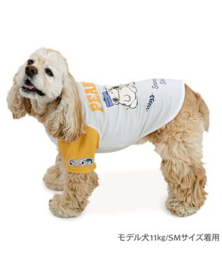 PET PARADISE スヌーピー ブラザー 接触冷感 Ｔシャツ 《ホワイト》 中型犬 大型犬 ホワイト
