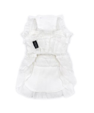 PET PARADISE cherircouture メニーローズ ワンピース ホワイト 小型犬 ホワイト
