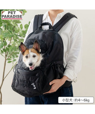 PET PARADISE ディズニー ミッキーマウス 白黒 リュック