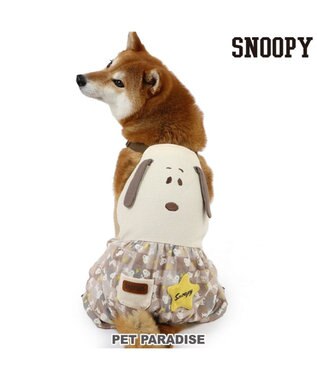 PET PARADISE スヌーピー オーバーオール 《ポップ柄》 中型犬