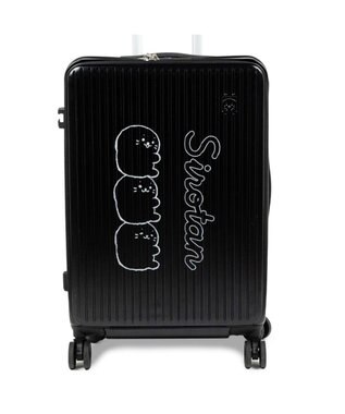 Mother garden しろたん スーツケース 《のっかり柄》 60L ブラック