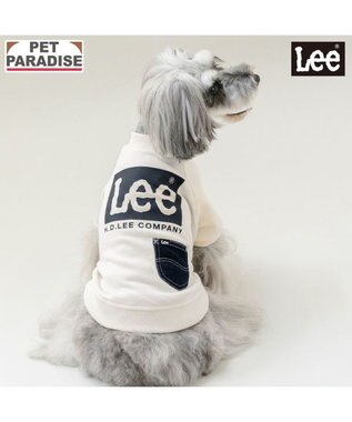 PET PARADISE Lee ボックスロゴ トレーナー ホワイト 小型犬