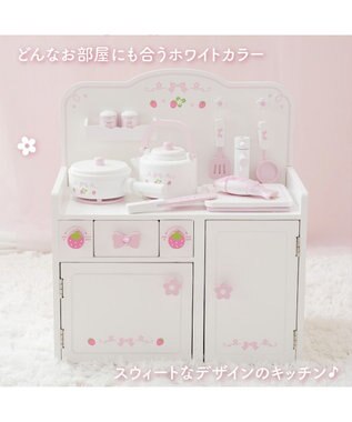Mother garden マザーガーデン  スウィートストロベリーキッチン 《キッチンツール 9点付き》 小物ツール 9点付き