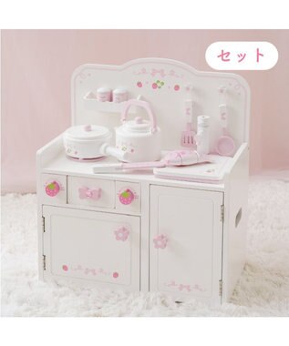 Mother garden マザーガーデン  スウィートストロベリーキッチン 《キッチンツール 9点付き》 小物ツール 9点付き
