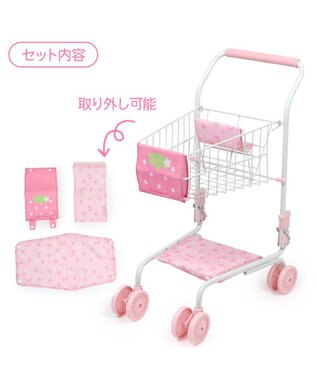 Mother garden マザーガーデン おままごと 野いちご ショッピングカート 《いちご×リボン》 -