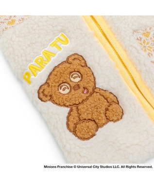 PET PARADISE ミニオン ティム モコ ジップベスト 小型犬 ホワイト×イエロー