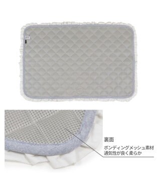 PET PARADISE ペットパラダイス クールマット 《トワルドジュイ柄》 Ｍ ホワイト×ブルー