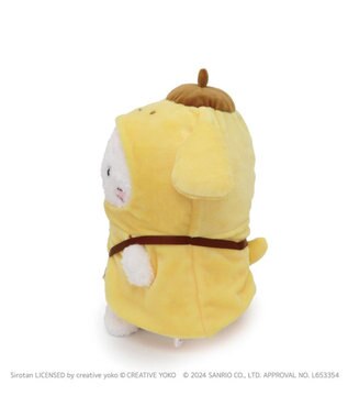 Mother garden しろたん ぬいぐるみ ポムポムプリン　【しろたん×サンリオキャラクターズ】 -
