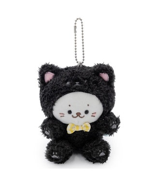 Mother garden しろたん 猫キーホルダー 《黒ねこ》 単品