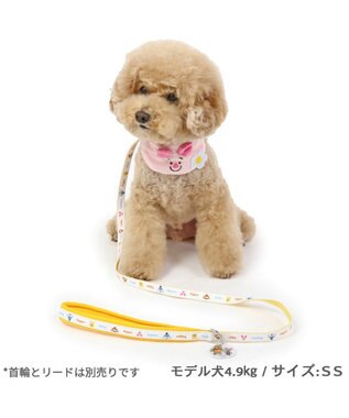 PET PARADISE ディズニー くまのプーさん 《ピグレット にこにこ》 首輪 ＳＳ  小型犬 ピンク
