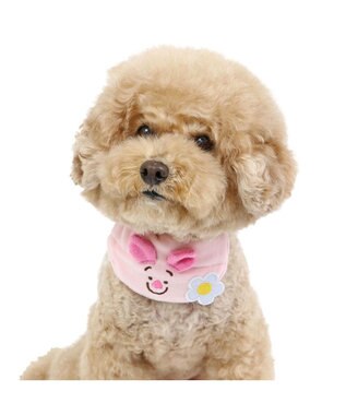 PET PARADISE ディズニー くまのプーさん 《ピグレット にこにこ》 首輪 ＳＳ  小型犬 ピンク