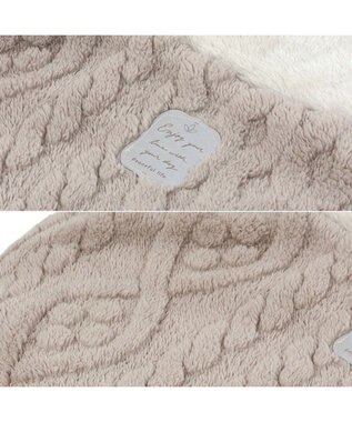 PET PARADISE ペットパラダイス 丸型寝袋 遠赤外線 《アラン柄》 60cm アラン柄