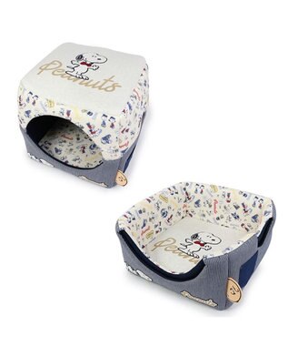 PET PARADISE スヌーピー ２ｗａｙヒッコリー ハウス (46×46cm) -