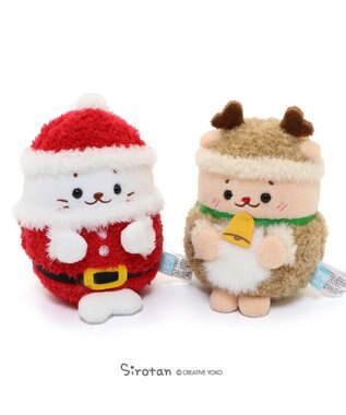  しろたん手のり マスコット サンタしろたん / トナカイらっこいぬ 単品