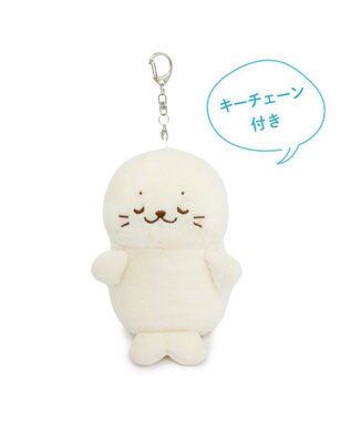 Mother garden しろたん ついてきちゃうマスコット キーホルダー《すやすや顔》 単品 すやすや顔