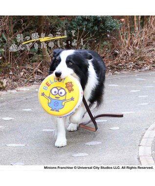 PET PARADISE 犬 おもちゃ ミニオン フライングディスク M (直径22cm) 黄