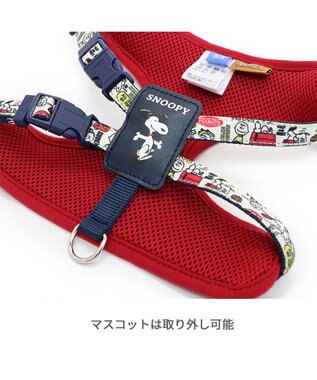 PET PARADISE スヌーピー マスコット付きハーネス ＳＳ 小型犬 赤