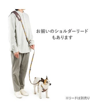 PET PARADISE スヌーピー アクティブハーネス 《兄弟柄》 Ｓ 小型犬 ブラウン