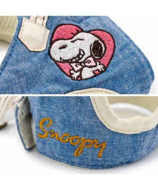 PET PARADISE スヌーピー バースデー ベストハーネス ＳＭ ブルー