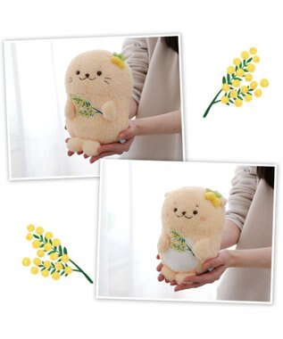 Mother garden しろたん ミモザマスコット 《らっこいぬ》 単品 らっこいぬ