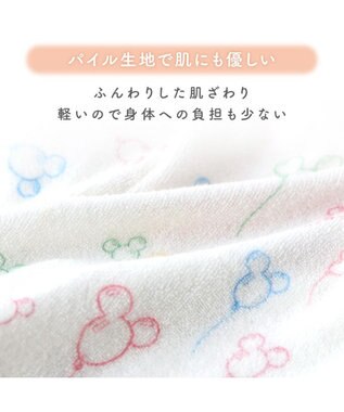 PET PARADISE ディズニー ミッキーマウス サーモキープ Tシャツ 《風船柄》 小型犬 ホワイト×ブルー