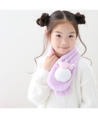 Mother garden マザーガーデン ユニコーン キッズ もこもこマフラー 《パープル》