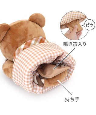 PET PARADISE ペットパラダイス くまちゃん パペット トイ ブラウン