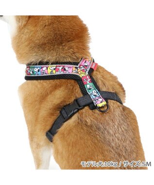 PET PARADISE スヌーピー 75周年 アクティブ ハーネス 小型犬 SM 75周年柄