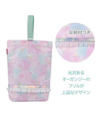 Mother garden マザーガーデン ユニコーン シューズバッグ 《コットンキャンディ柄》 コットンキャンディ柄