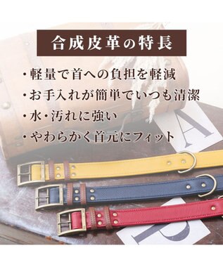PET PARADISE ペットパラダイス ソフトレザー首輪 《ブルックレッド》 Ｍ ブルックレッド