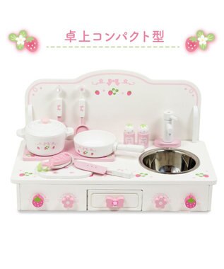 Mother garden マザーガーデン スウィートストロベリー テーブルキッチン  ネットショップ限定 ホワイト