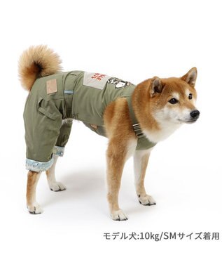 PET PARADISE スヌーピー ビーグルスカウト オーバーオール 《キャンプ柄》 中型犬 キャンプ柄