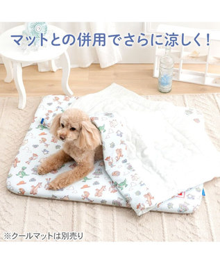 PET PARADISE ディズニー トイ・ストーリー もちっと クール ブランケット 《総柄》 ライトブルー