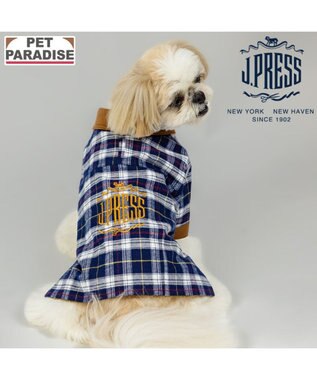 PET PARADISE J.PRESS チェックボア ジャケット 小型犬