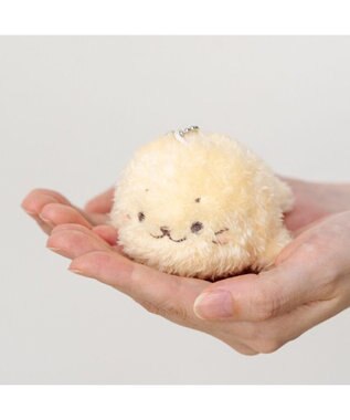Mother garden しろたん ふわふわキーホルダー 《黄色》 単品 イエロー