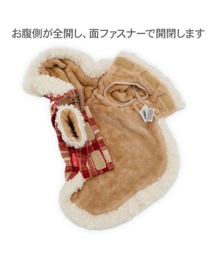PET PARADISE ディズニー くまのプーさん 手袋風ポケット コート 小型犬　　 レッド