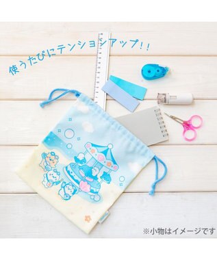 Mother garden しろたん 巾着 《ぷかぷかマリンパーク柄》 ぷかぷかマリンパーク柄