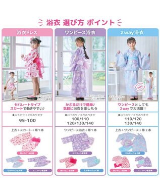 Mother garden マザーガーデン キッズ ドレス セパレート 浴衣 《ユニコーン 星空柄》 95~100cm ユニコーン星空柄