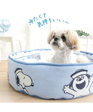 PET PARADISE スヌーピー クールカップ 《ブラザーズ》 Ｍ ライトブルー