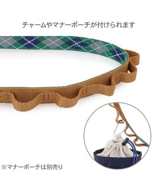 PET PARADISE ペットパラダイス チェック柄 リード ４Ｓ～３Ｓ 小型犬 グリーン