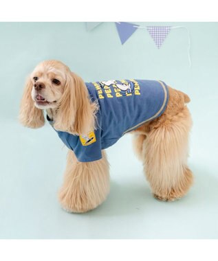 PET PARADISE スヌーピー スケボー Tシャツ 《ネイビー》 中型犬 大型犬 ネイビー
