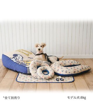 PET PARADISE スヌーピー makokoro スリット 靴下  ＳＳ 小型犬 紺(ネイビー・インディゴ)