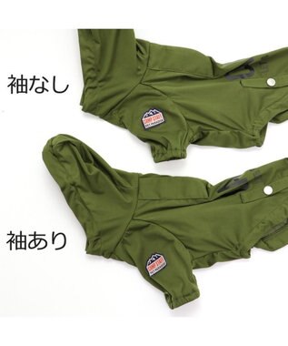 PET PARADISE 犬服 犬用品 ペットグッズ ペットウェア ペットパラダイス エアシャット ウィンドブレーカー【小型犬】 防風 カーキ