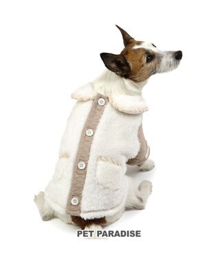  ペットパラダイス ボアジャケット 襟付き 小型犬