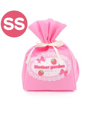 Mother garden 【ギフト巾着セット商品】  1.5歳からの木のおもちゃ いちごのころころスウィーツ ギフト巾着付きころころスウィーツ