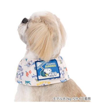 PET PARADISE スヌーピー クールネック 《サマーバケーション柄》 小型犬 マルチカラー