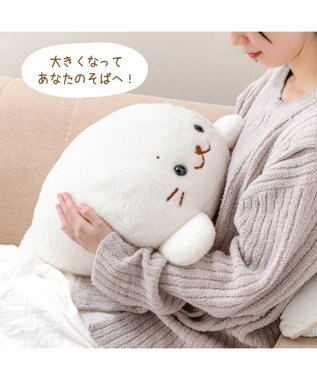 Mother garden しろたん メルティ 抱き枕 55cm ホワイト