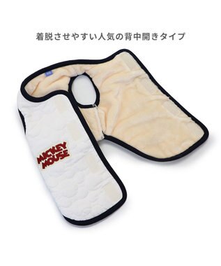 PET PARADISE ディズニー ミッキーマウス 遠赤外線 ベスト 小型犬 白～オフホワイト