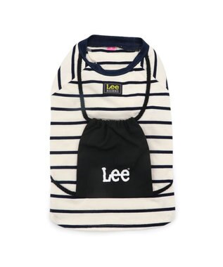 PET PARADISE Lee ナップサック付き Ｔシャツ 中型犬 大型犬 ホワイト×ブラック
